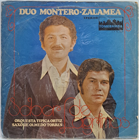 DUO MONTERO - ZALAMEA - SABOR DE LAGRIMAS  LP