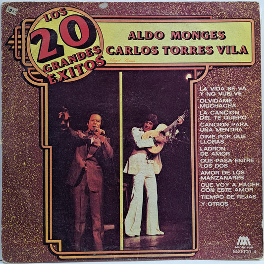 ALDO MONGES Y CARLOS TORRES VILA - LOS 20 GRANDES EXITOS  LP