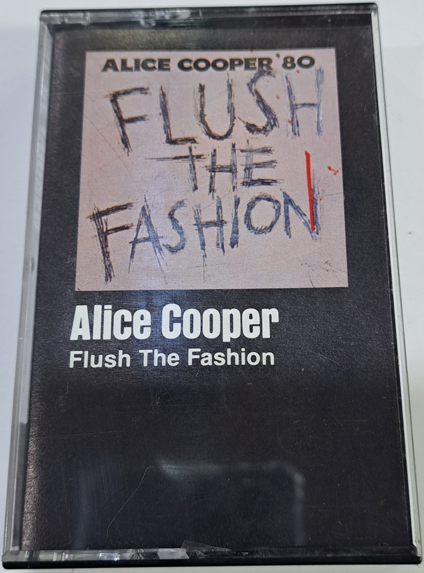 ALICE COOPER - FLUSH THE FASHION  CASSETTE