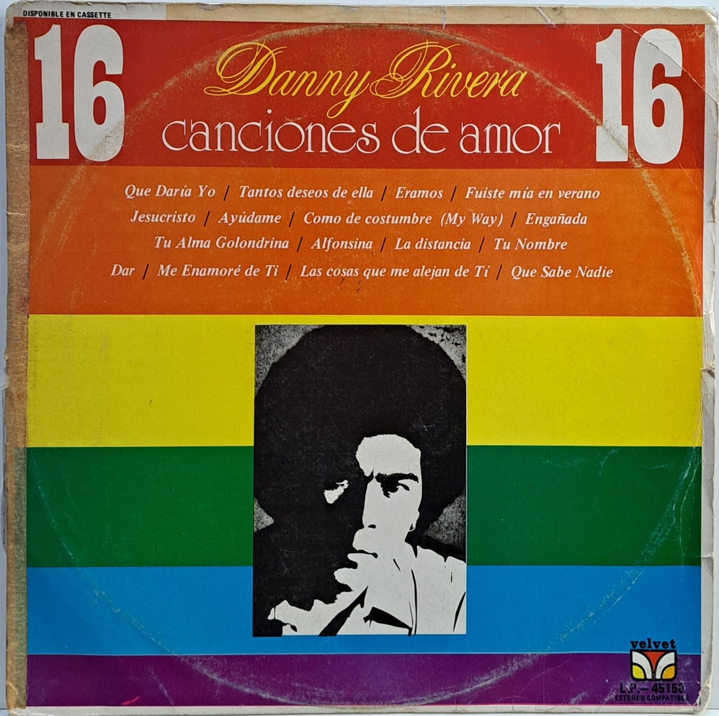 DANNY RIVERA - 16 CANCIONES DE AMOR  LP
