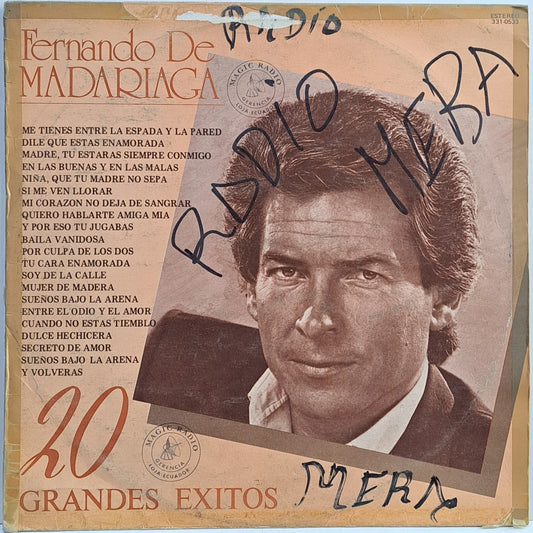 FERNANDO DE MADARIAGA - 20 GRANDES EXITOS  LP