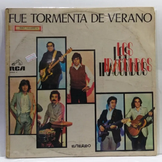 LOS IRACUNDOS - FUE TORMENTA DE VERANO  LP