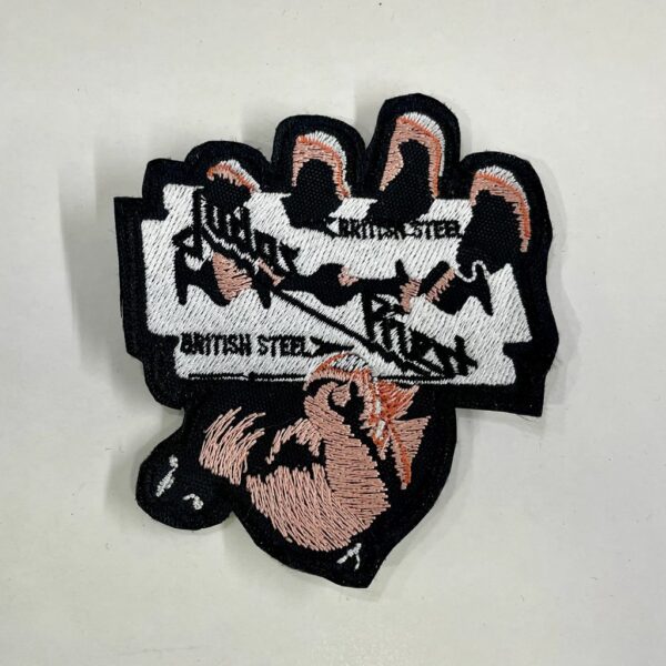 JUDAS PRIEST - BRITISH STEEL PARCHE BORDADO PEQUEÑO
