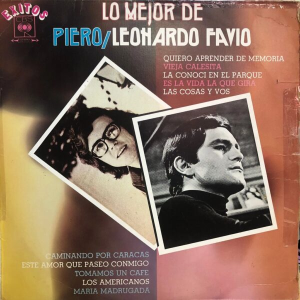 PIERO Y LEONARDO FAVIO - LO MEJOR DE  LP