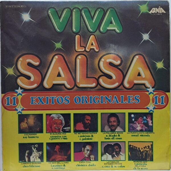 VIVA LA SALSA - 11 EXITOS ORIGINALES LP (DE EPOCA)