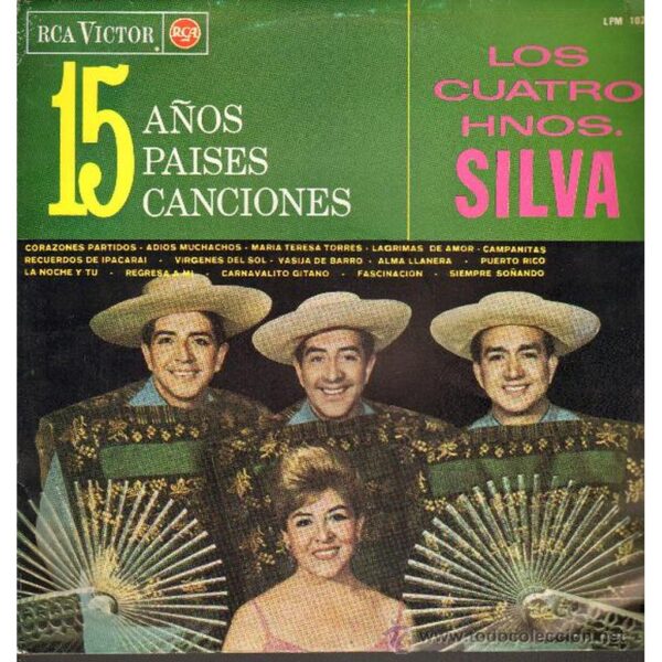 LOS CUATRO HNOS.SILVA - º5 AÑOS PAISES CANCIONES LP