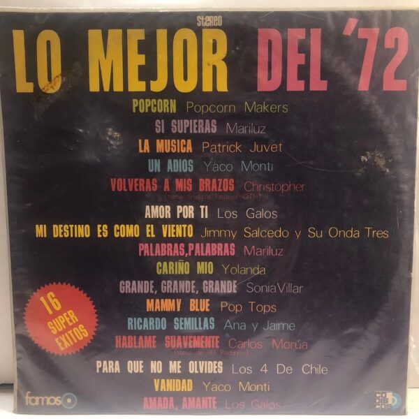 LO MEJOR DEL 72  LP