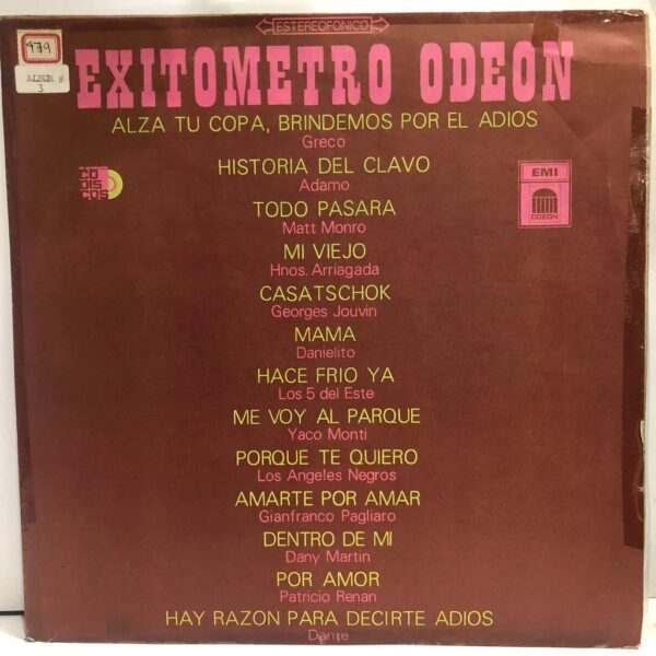 EXITOMETRO ODEON  LP