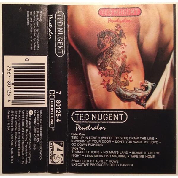 TED NUGENT - PENETRATOR  CASSETTE