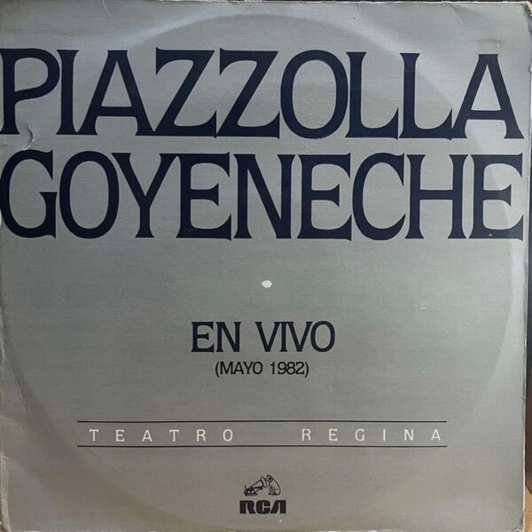 PIAZZOLLA & GOYENECHE - EN VIVO (MAYO 1982) LP (DE EPOCA)