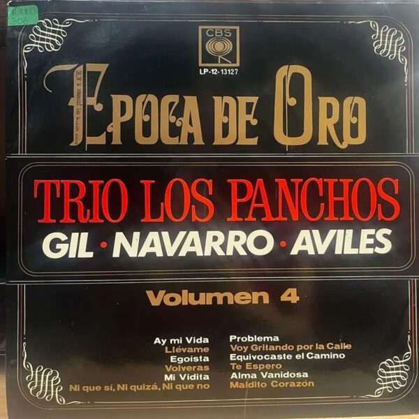TRIO LOS PANCHOS - EPOCA DE ORO VOL.4 LP