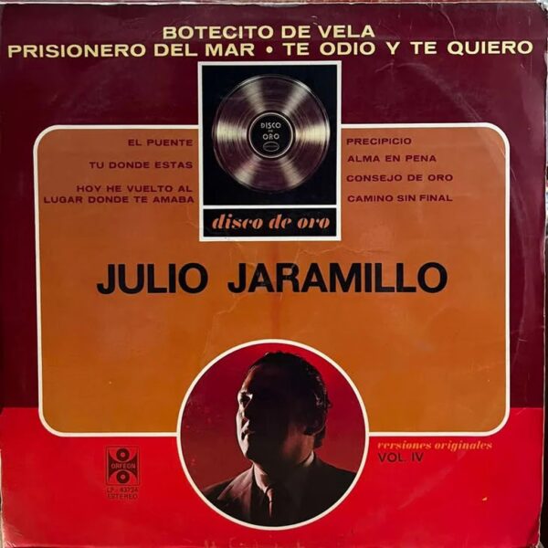 JULIO JARAMILLO - DISCO DE ORO  LP