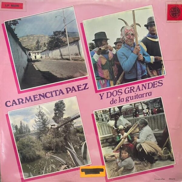 CARMENCITA PAEZ - Y DOS GRANDES DE LA GUITARRA LP (DE EPOCA)