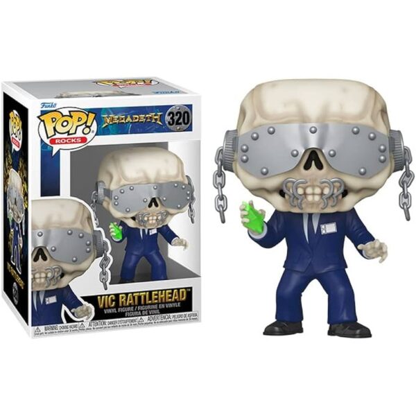 MEGADETH - VIC RATTLEHEAD MUÑECO FUNKO POP ROCKS 320