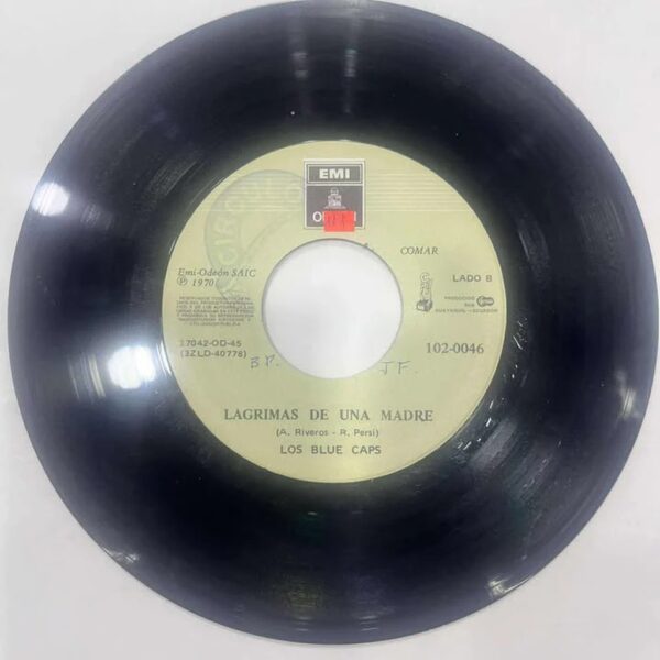 LOS BLUE CAPS - LAGRIMAS DE UNA MADRE/DEJAME MIRARTE 45RPM