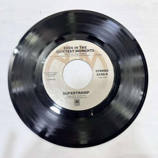 SUPERTRAMP - EVEN IN THE QUIETEST MOMENTS/GOODBYE STRANGER 45RPM