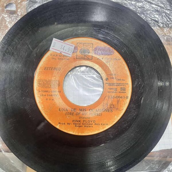 PINK FLOYD - OTRO LADRILLO EN LA PARED/UNA DE MIS OCASIONES 45 RPM