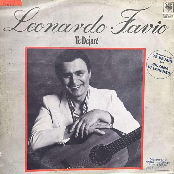 LEONARDO FAVIO - TE DEJARE LP B