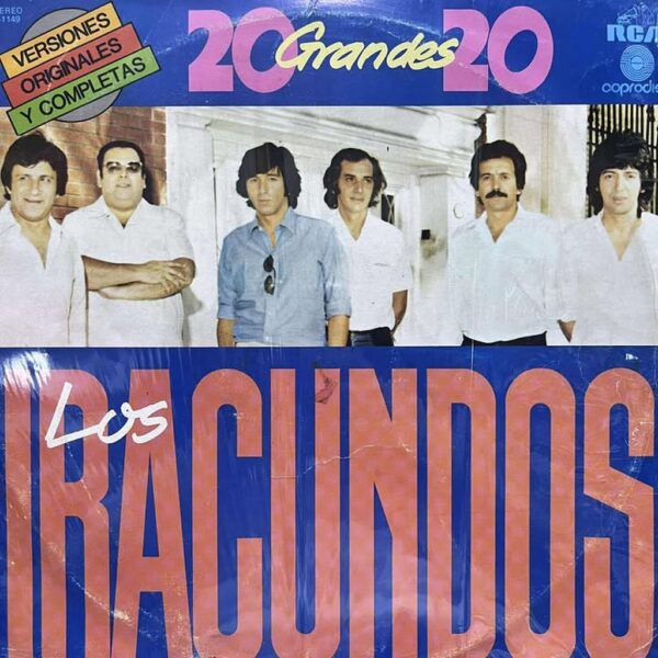 LOS IRACUNDOS - 20 GRANDES 20 LP (DE EPOCA)