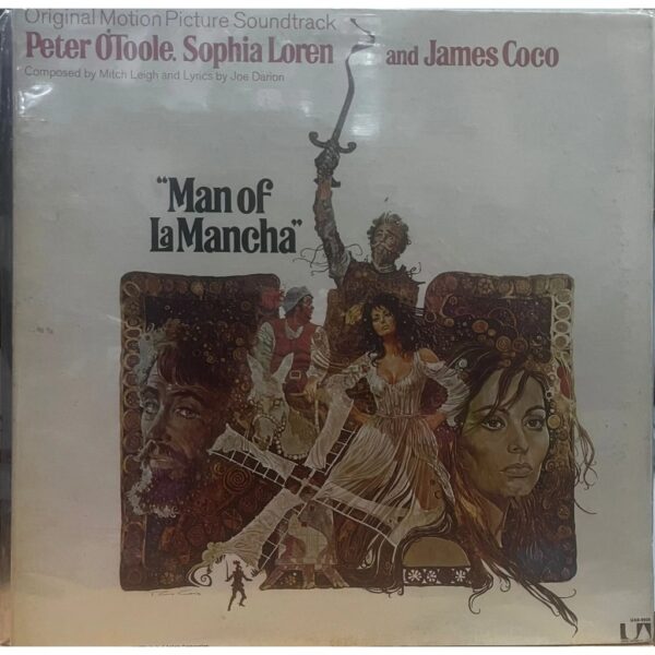 PETER OTOOLE, SOPHIA LOREN - MANO OF LA MANCHA LP