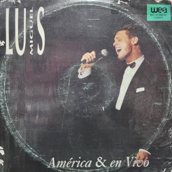 LUIS MIGUEL - AMÉRICA Y EN VIVO LP (DE EPOCA)