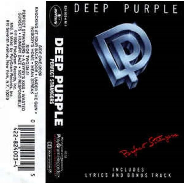 DEEP PURPLE - PERFECT STRANGERS  CASSETTE