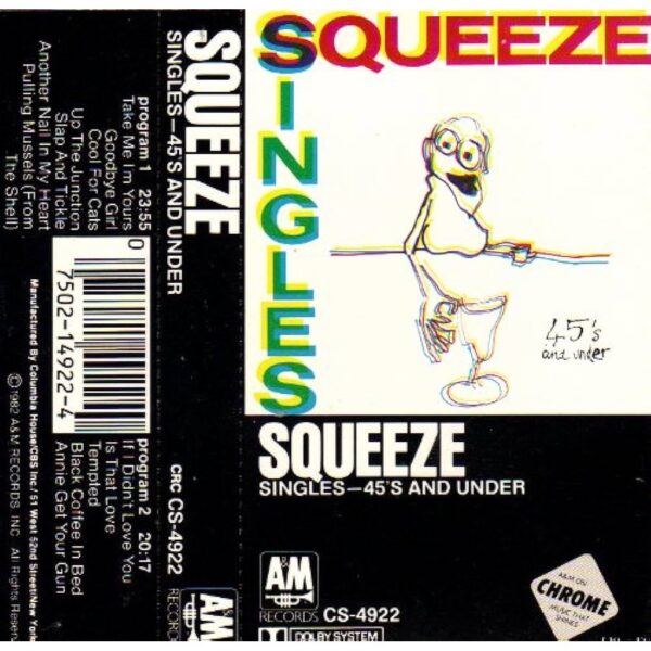 SQUEEZE - SINGLES  CASSETTE