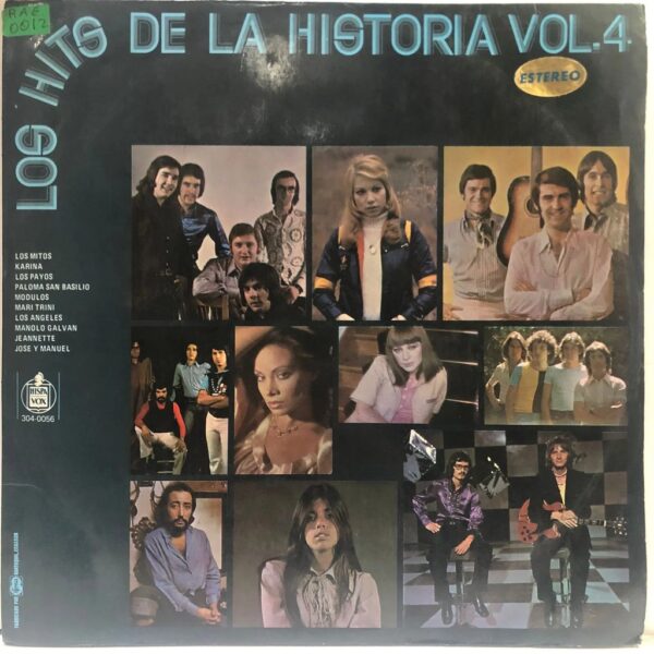 LOS HITS DE LA HISTORIA VOL.4 LP