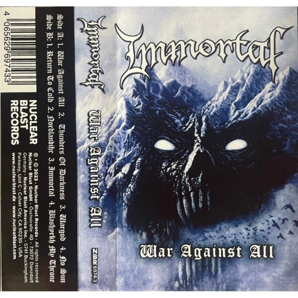 IMMORTAL - WAR AGAINST ALL CASSETTE