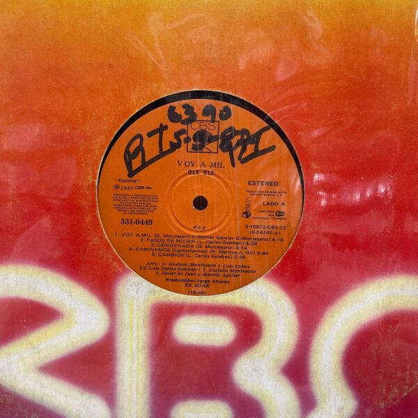 OLE-OLE - VOY A MIL LP (MAXI SINGLE)