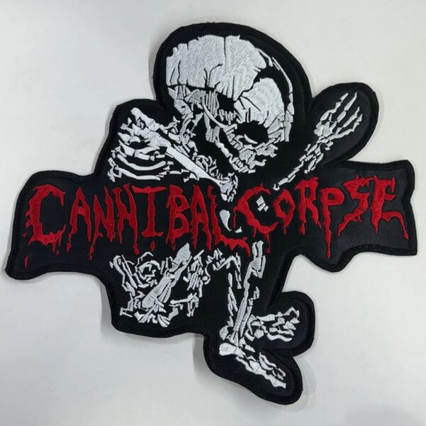 CANNIBAL CORPSE  PARCHE BORDADO GRANDE