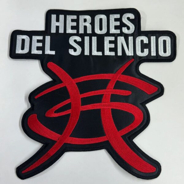 HEROES DEL SILENCIO  PARCHE BORDADO GRANDE
