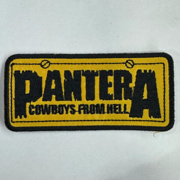 PANTERA  PARCHE BORDADO PEQUEÑO