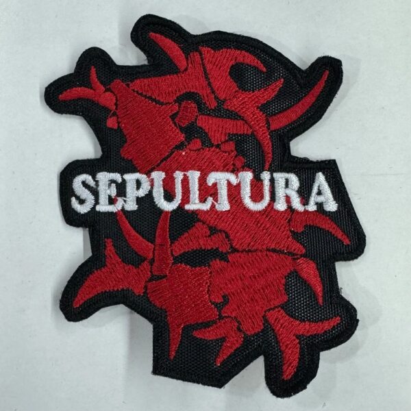 SEPULTURDA  PARCHE BORDADO PEQUEÑO