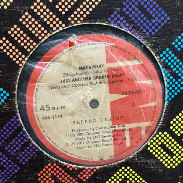 SHEENA EASTON - MACHINERY  LP (MAXI SINGLE)
