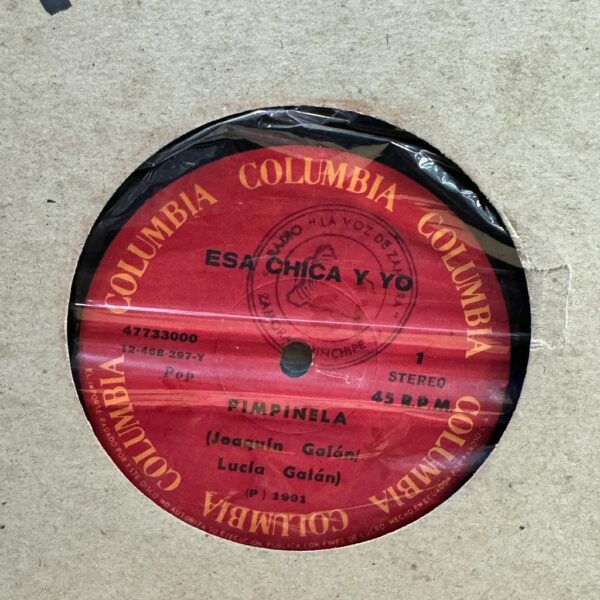 PIMPINELA - ESA CHICA Y YO  LP (MAXI SINGLE)
