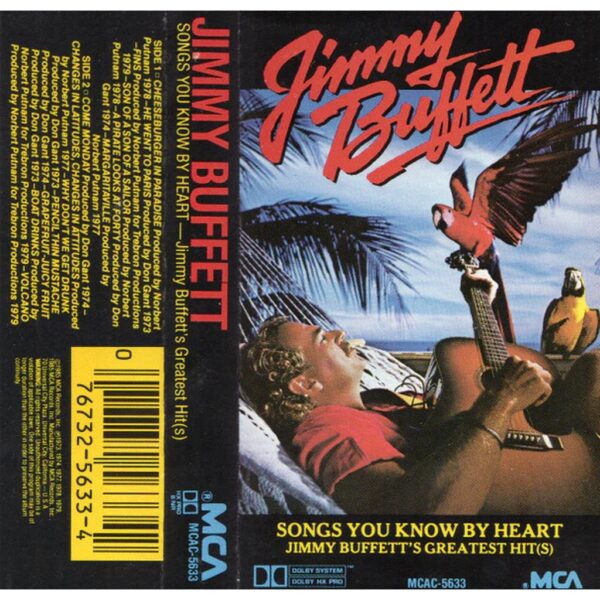 JIMMY BUFFETT - SONG YOU KNOW BY HEART  CASSETTE