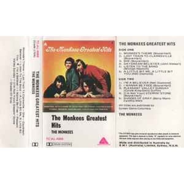THE MONKEES - GREATEST HITS  CASSETTE