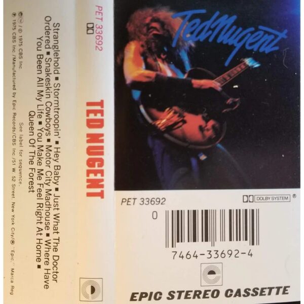 TED NUGENT - TED NUGENT  CASSETTE