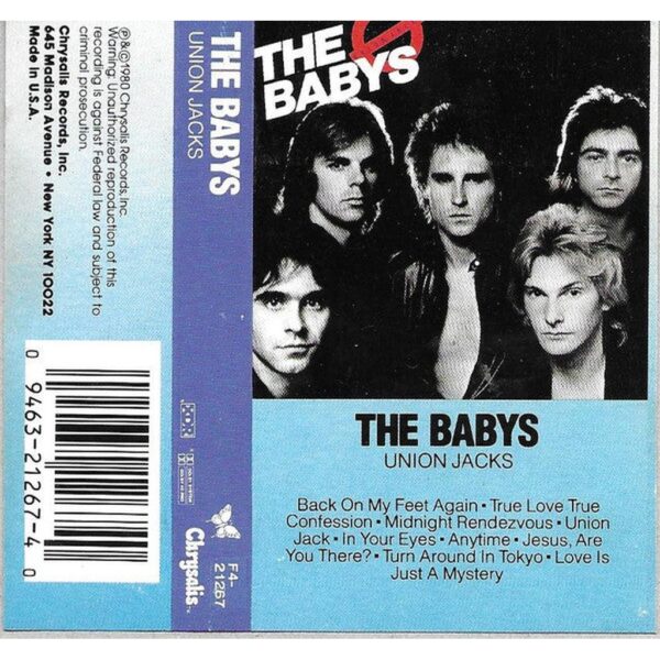 THE BABYS - UNION JACKS  CASSETTE