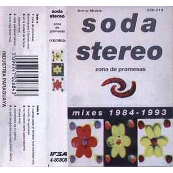 SODA STEREO - ZONA DE PROMESAS - MIXES 1984-1993 CASSETTE