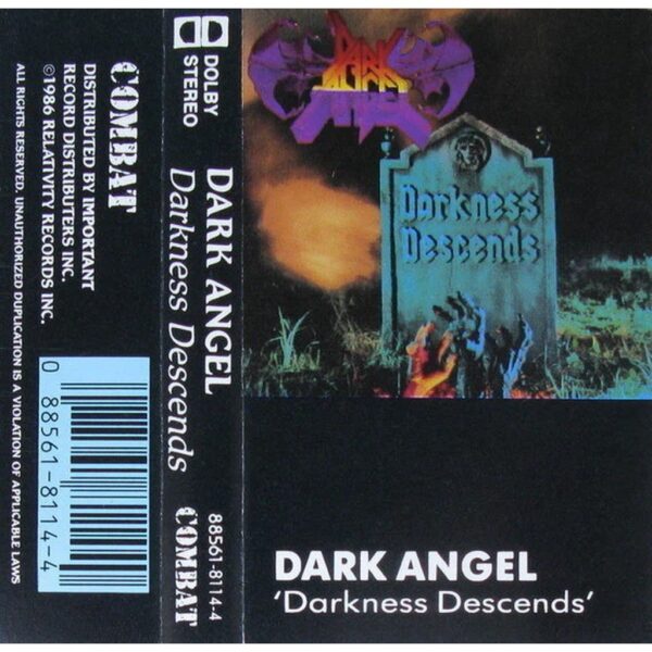 DARK ANGEL - DARKNESS DESCENDS CASSETTE