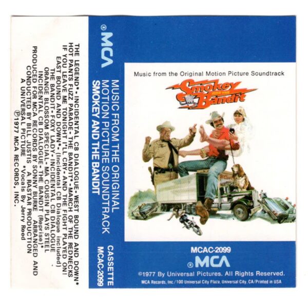 SMOKEY AND THE BANDIT - MUSIC FROM THE ORIGINAL MOTION PICTURE SOUNDTRACK CASSETTE
