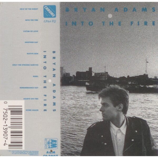 BRYAN ADAMS - INTO THE FIRE CASSETTE
