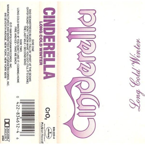 CINDERELLA - LONG COLD WINTER  CASSETTE