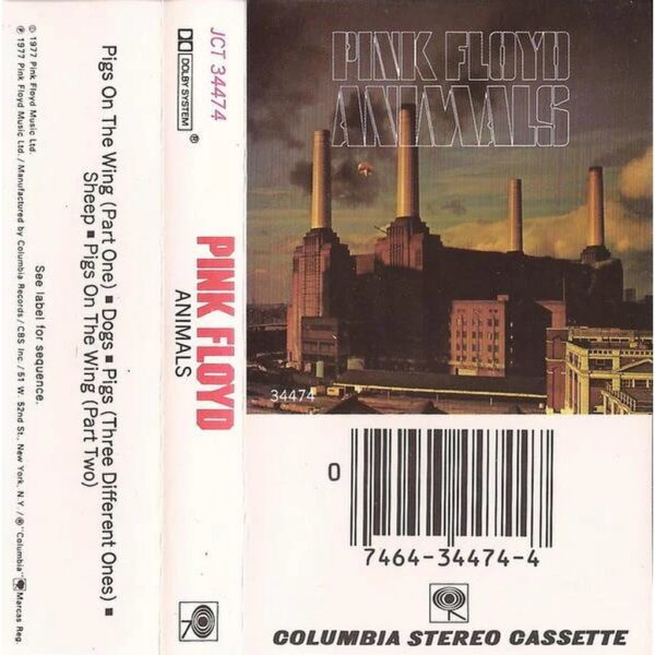 PINK FLOYD - ANIMALS CASSETTE