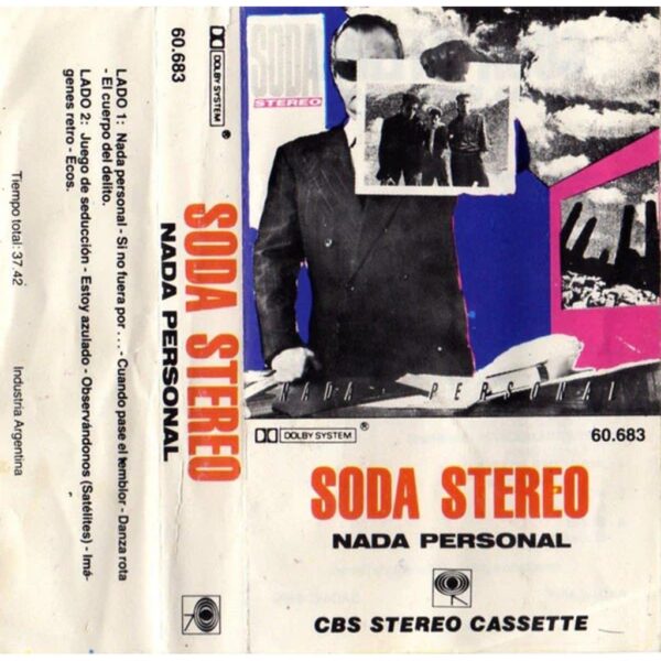 SODA STEREO - NADA PERSONAL CASSETTE