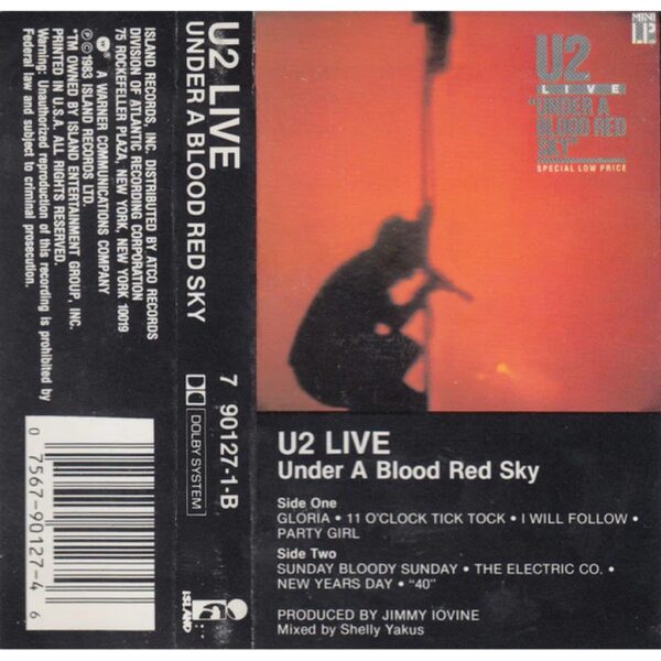 U2 - UNDER A BLOOD RED SKY  CASSETTE