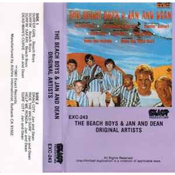 THE BEACH BOYS & JAN AND DEAN - ORIGINAL ARTIST  CASSETTE