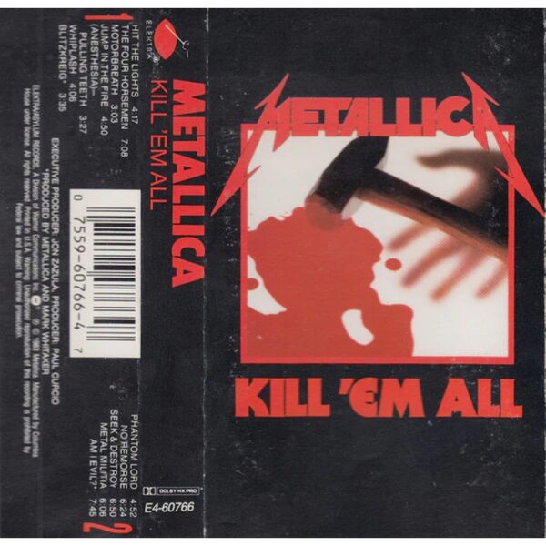 METALLICA - KILL EM ALL CASSETTE